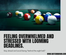 Behind the eight ball