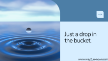 A drop in the bucket